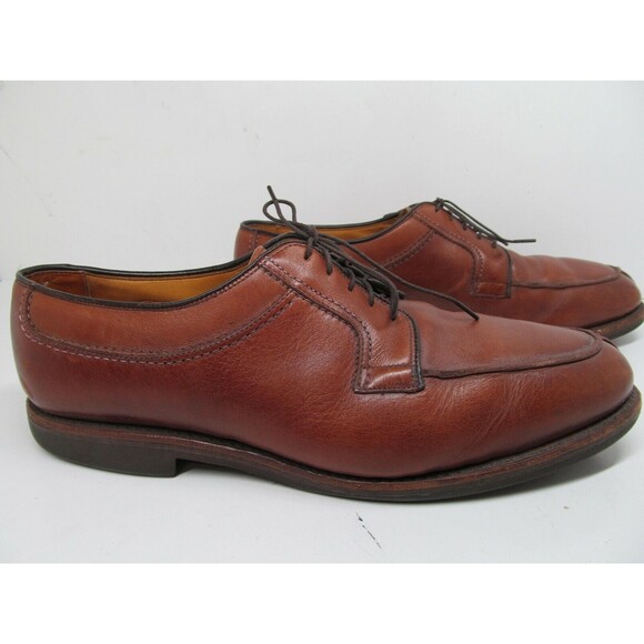 Allen Edmonds Stockbridge Brown Leather Split Toe Derbys  Mens Size 11 D - Picture 6 of 11